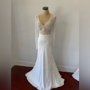 Luna pearl wedding gown